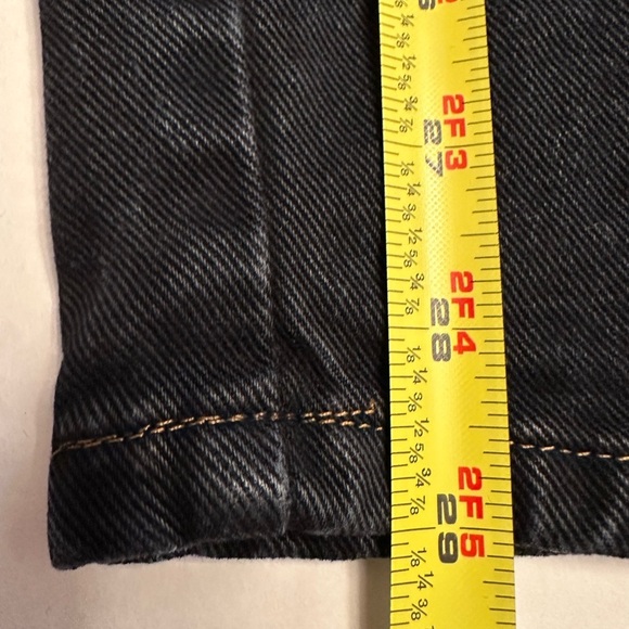 Vintage 90s Marithe Francois Girbaud Black Jeans Women’s Size 20-29x29 Tapered - Picture 10 of 10